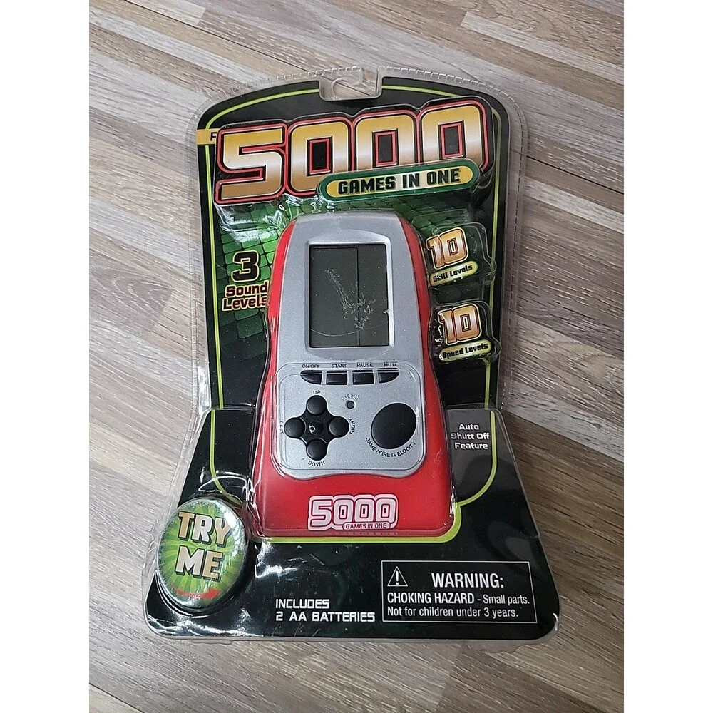 Portable Arcade‎ 5000 Games in One Electronic Handheld Travel Game SEALED New